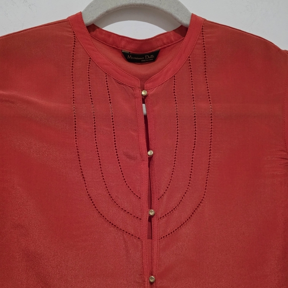 MASSIMO DUTTI WOMAN SILK SLEEVELESS TOP SIZE S - Picture 4 of 7